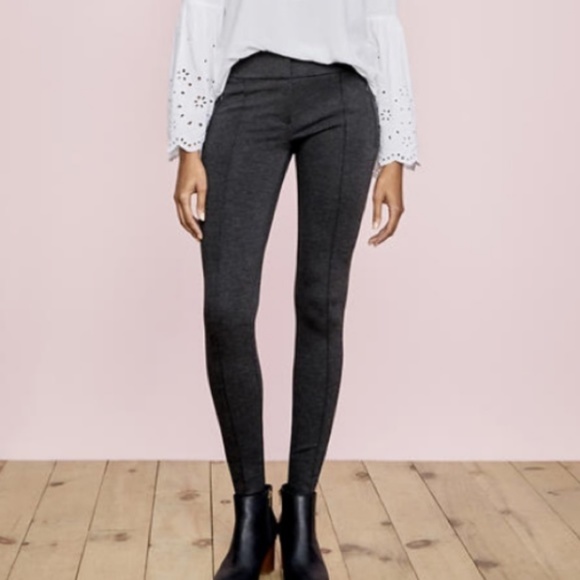 LOFT Pants - Loft Leggings Heathered Zip Pocket Ponte size 4